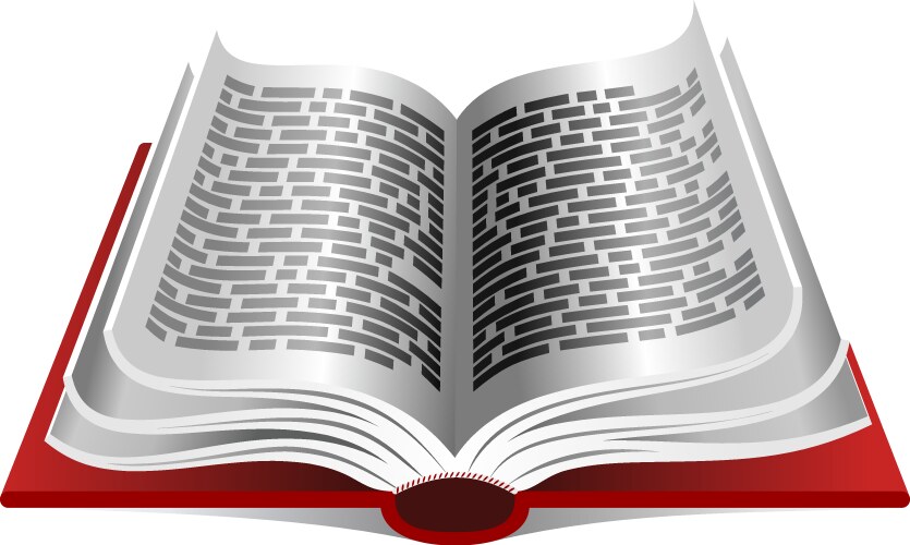 Open Ritual Book Vector Open book with magical light religion object Vector Image