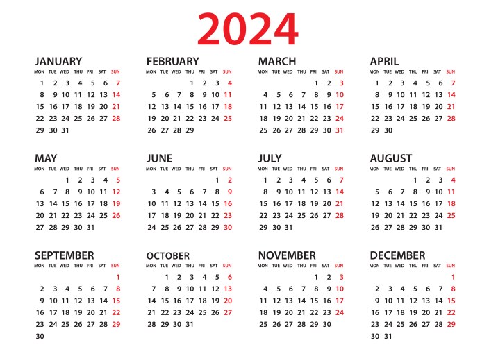 Календарь 2028 год по
