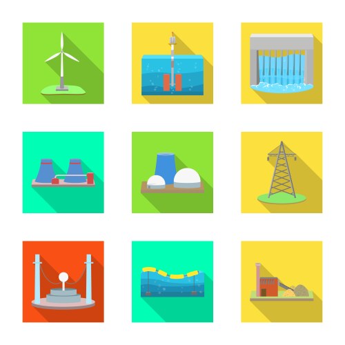 Isolated object source and environment symbol vector image