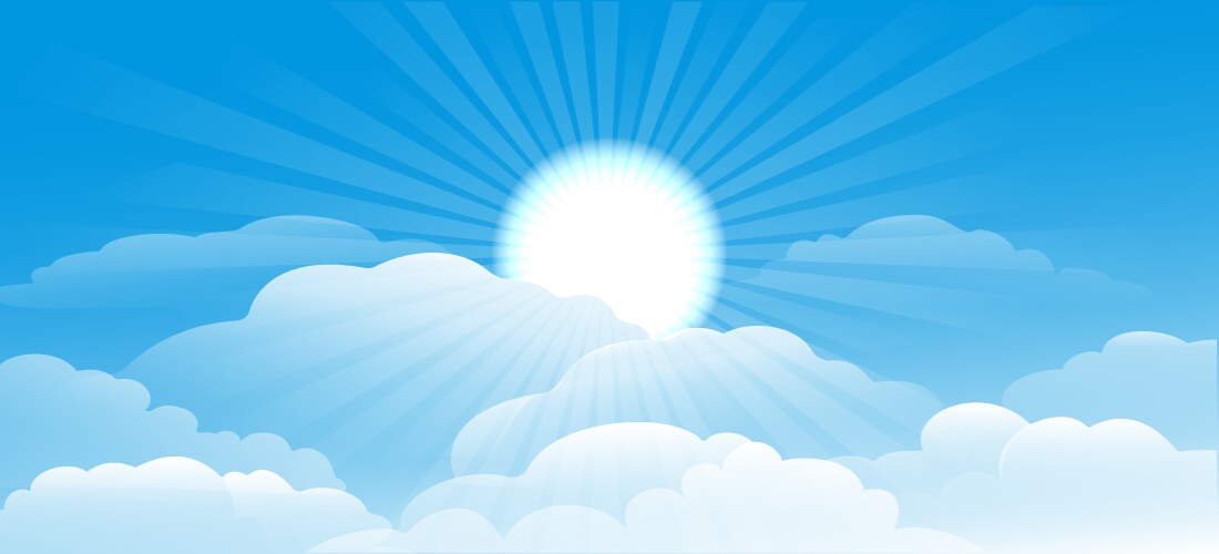 Moon Rises Cartoon Cartoon moonrise background Royalty Free Vector Image