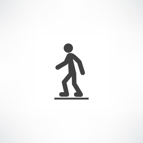 Walking man Royalty Free Vector Image - VectorStock