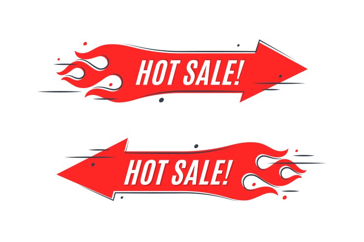 Hot Sale Background Template Vector Image