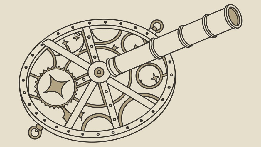 Antique Cannon Artwork Vector Image