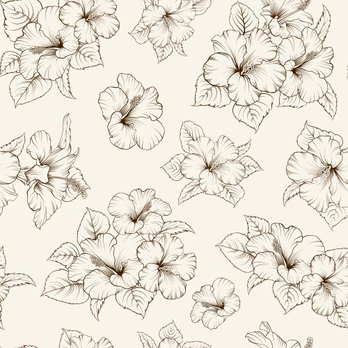 Seamless cotton pattern Royalty Free Vector Image