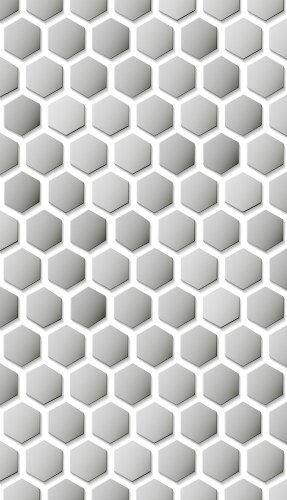 Hexagon texture hexagonal grid repeat pattern vector image