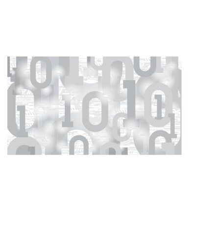 Background with binary code and electronic vektorbild
