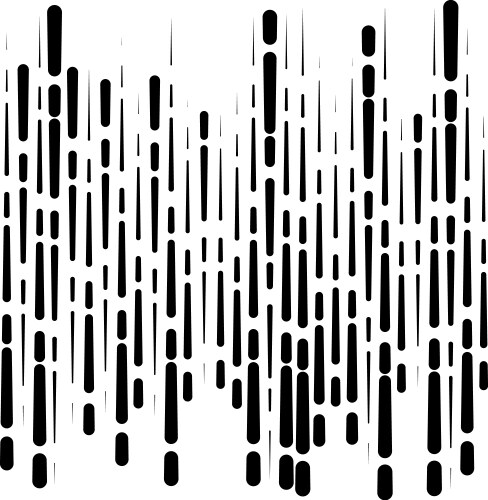 Random segmented lines pattern dynamic dashed vector image