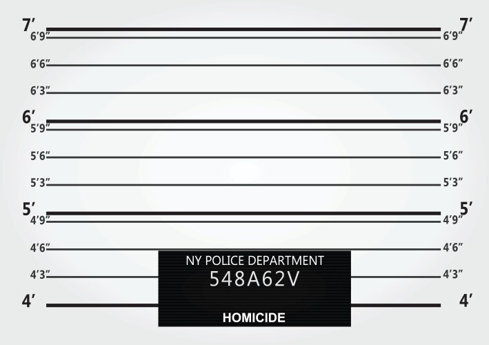 Police lineup or mugshot background Royalty Free Vector Police lineup or mugshot background Royalty Free Vector