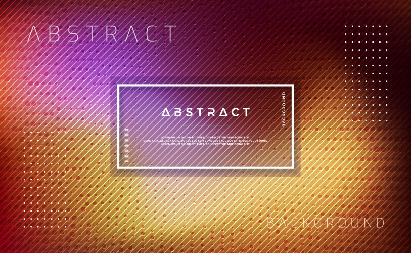 Abstract background with textured dots and lines vector image