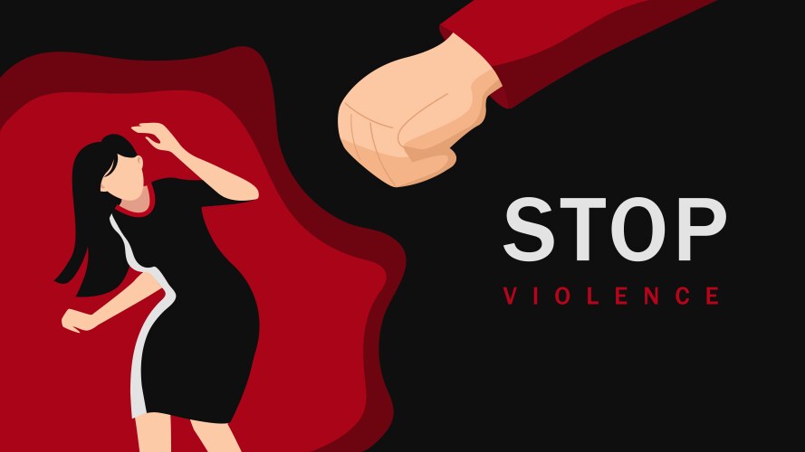 Stop Women's Abuse (33212312) – Royalty-Free Vector | VectorStock