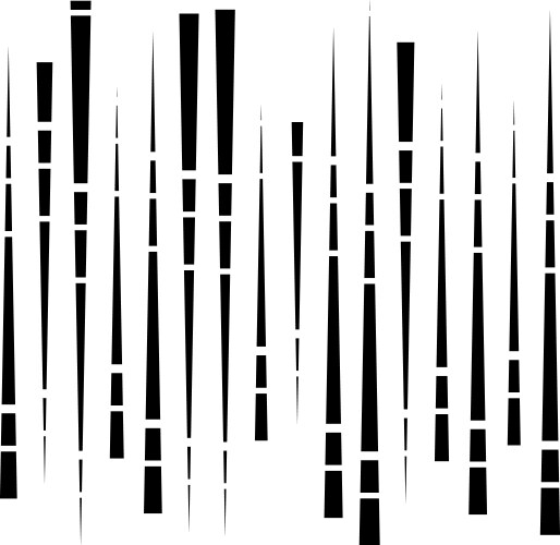 Random segmented lines pattern dynamic dashed vektorbild
