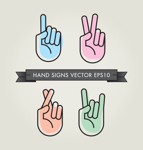 Cool Hand Signs Vector Images (over 20,000)
