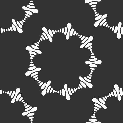 Abstract seamless pattern with circular vector image