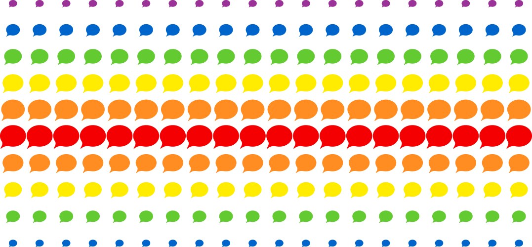 Hint shape halftone spectral array vector image