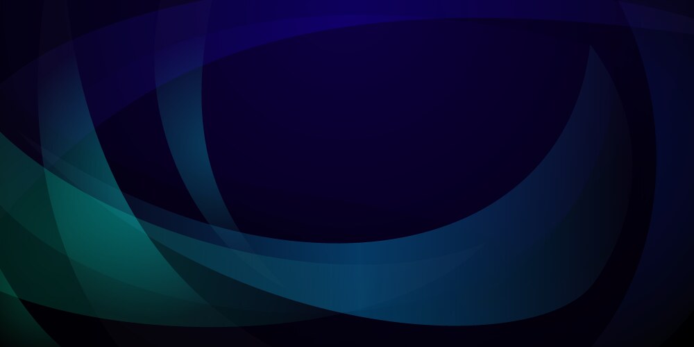 Abstract modern green gradient curve shapes Vector Image