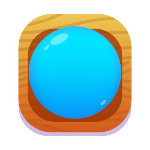 Game ui button mobile application vektorbild