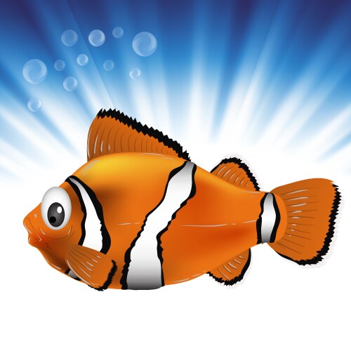 Nemo Fish Design A nemo fish Royalty Free Vector Image - VectorStock
