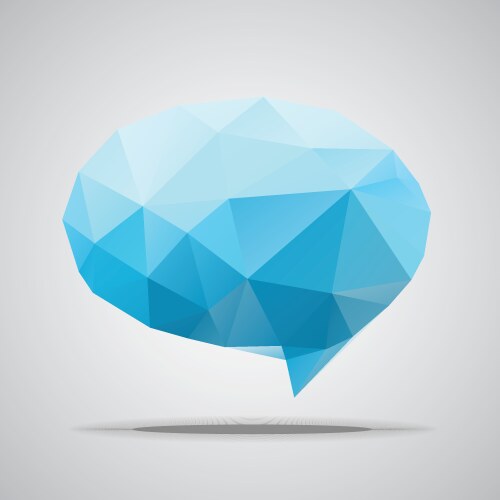 Bright speech cloud and blobs vector image