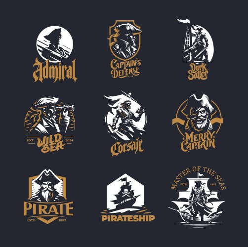 Cartoon Pirate Ship Illustration Vector Image