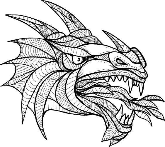 Dragon Head Vector Images (over 14,000)