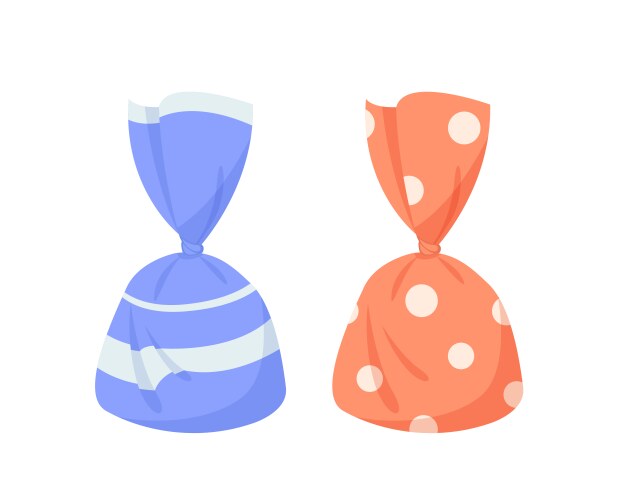 Large set colorful candy and sweets icons Vector Image
