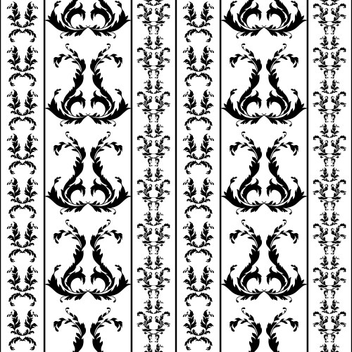 Abstract lace ribbon seamless pattern template Vector Image