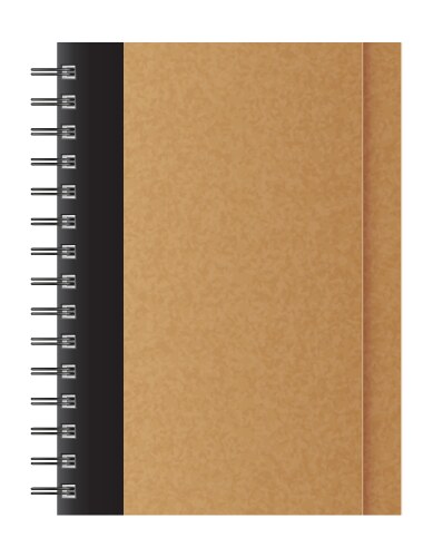 Notebook for daily notes and reminders notepad vector image