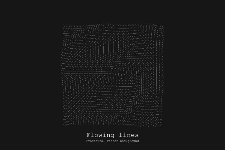 Abstract line matrix pattern noise flow dynamic vector image