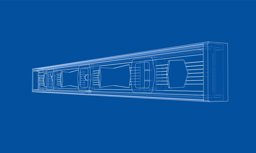 Outline building level Royalty Free Vector Image