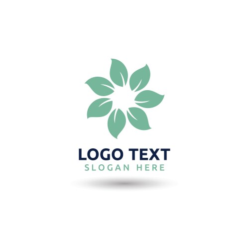 Green leaf ecology nature element logo – Royalty-Free Vector | VectorStock