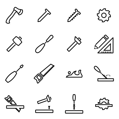 Yoga line icons set Royalty Free Vector Image - VectorStock