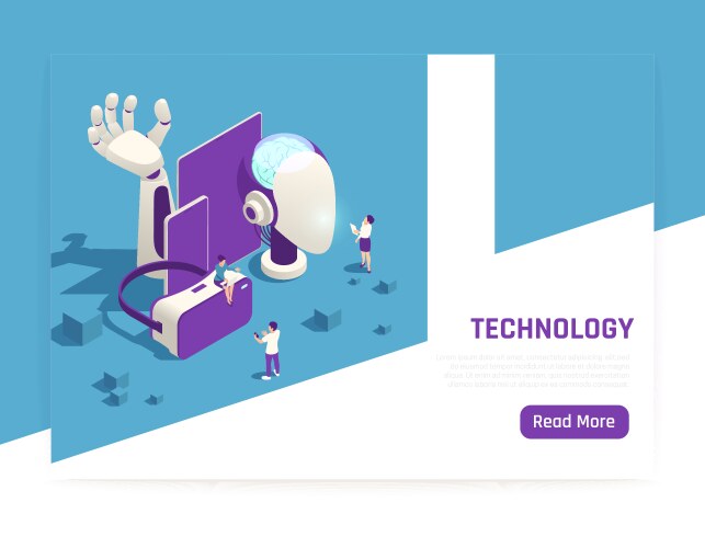 Stem education horizontal banners Royalty Free Vector Image