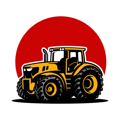 Tractor logo Royalty Free Vector Image - VectorStock
