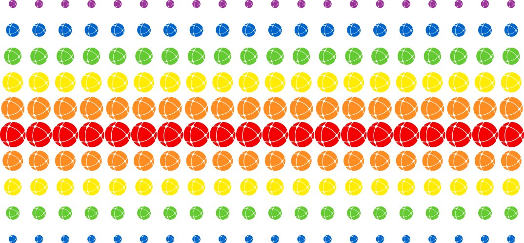 Internet shape halftone spectral array vektorbild