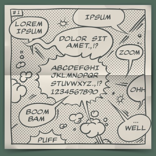 Comic book explosion seamless pattern Royalty Free Vector