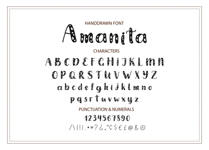 Handdrawn script font display sty vector image