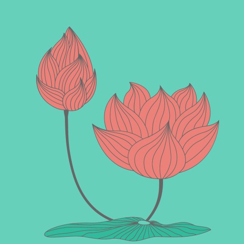 Lotus Vector Image