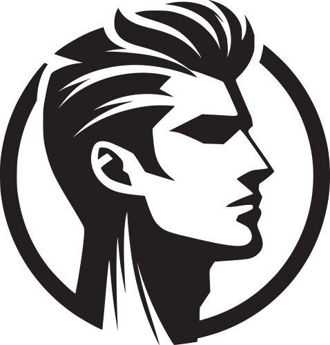 Noble Warrior Portrait Vector Image