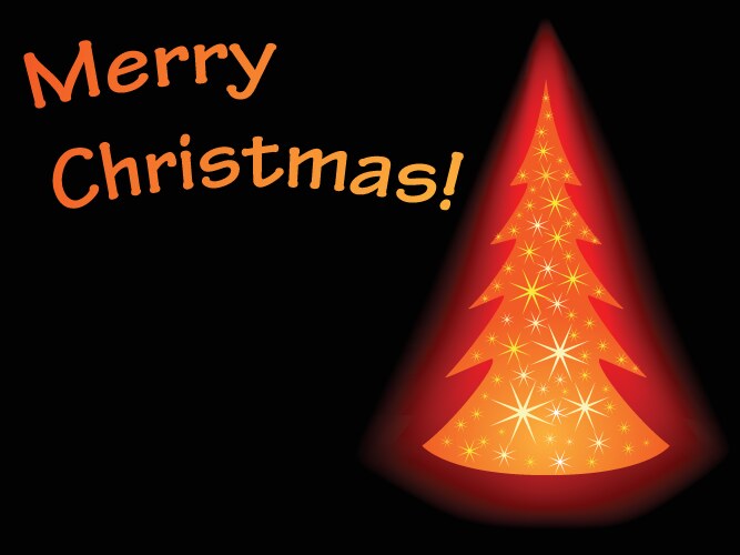 Christmas tree Royalty Free Vector Image - VectorStock