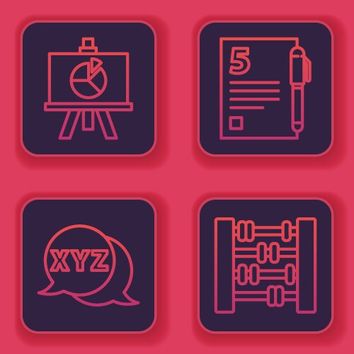 Set line xyz coordinate system calculator open vector image