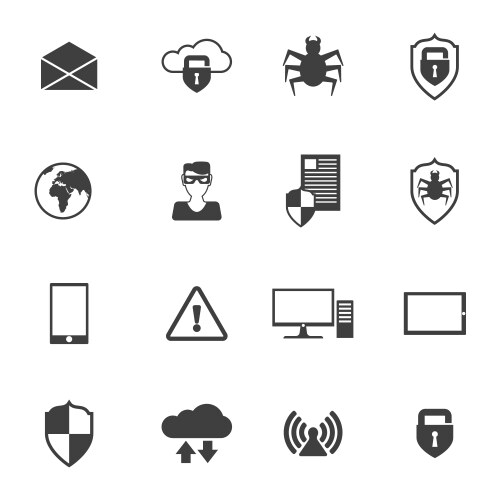 Set of network and community icons Royalty Free Vector Image