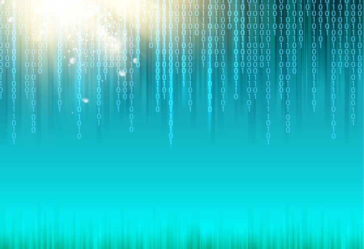 Abstract Binary Code Background vector image