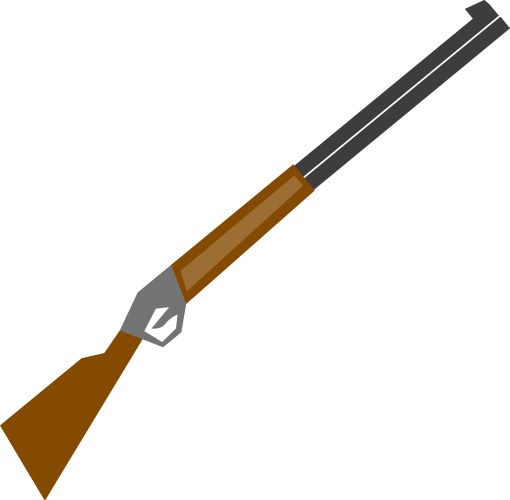 Rifle sport shooting cartoon Vector Image