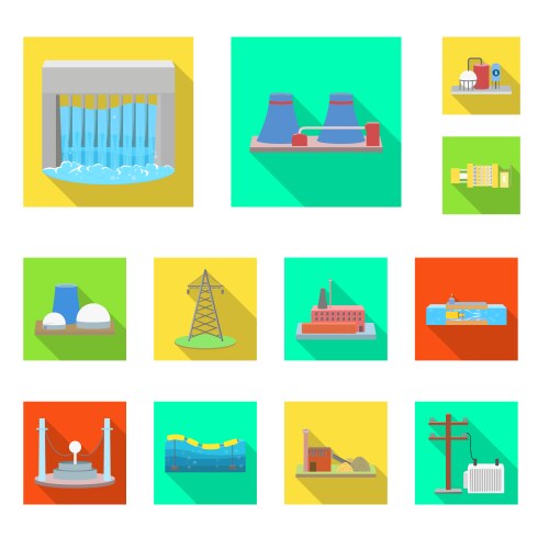 Isolated object source and environment symbol vektorbild