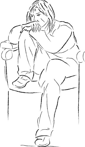 Young woman Vector Image