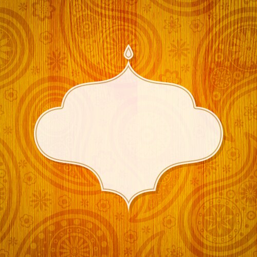 Frame in the indian style Royalty Free Vector Image