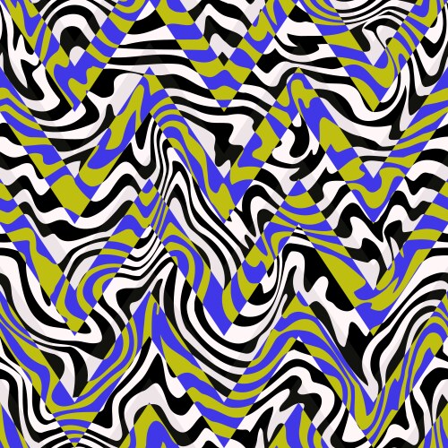 Hippie seamless pattern Royalty Free Vector Image