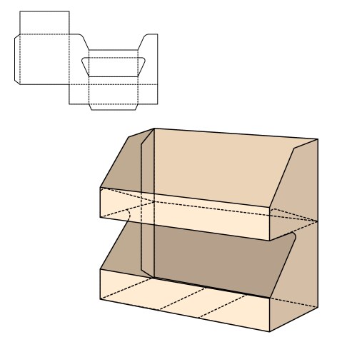 Clear carton box Royalty Free Vector Image - VectorStock
