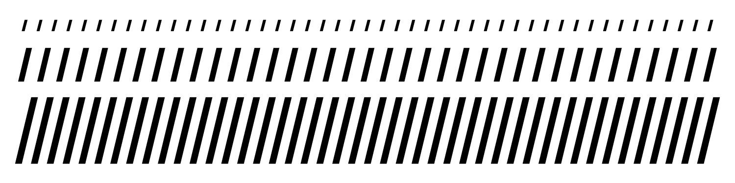 Slash line set border with diagonal lines vector image