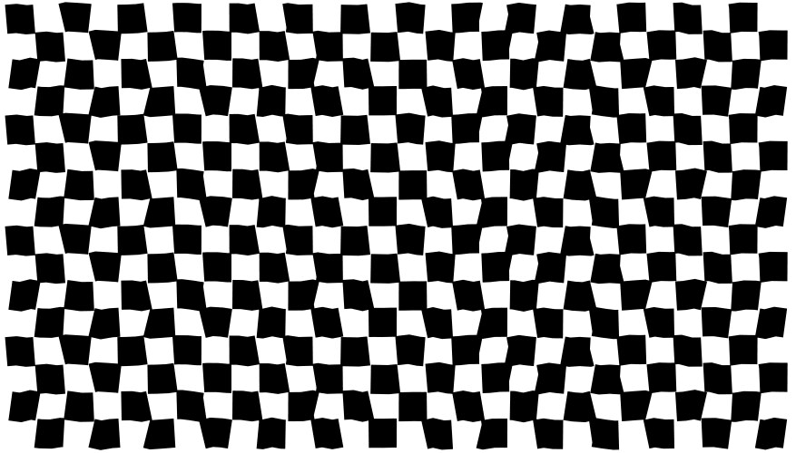 Psychedelic checkerboard pattern vector image